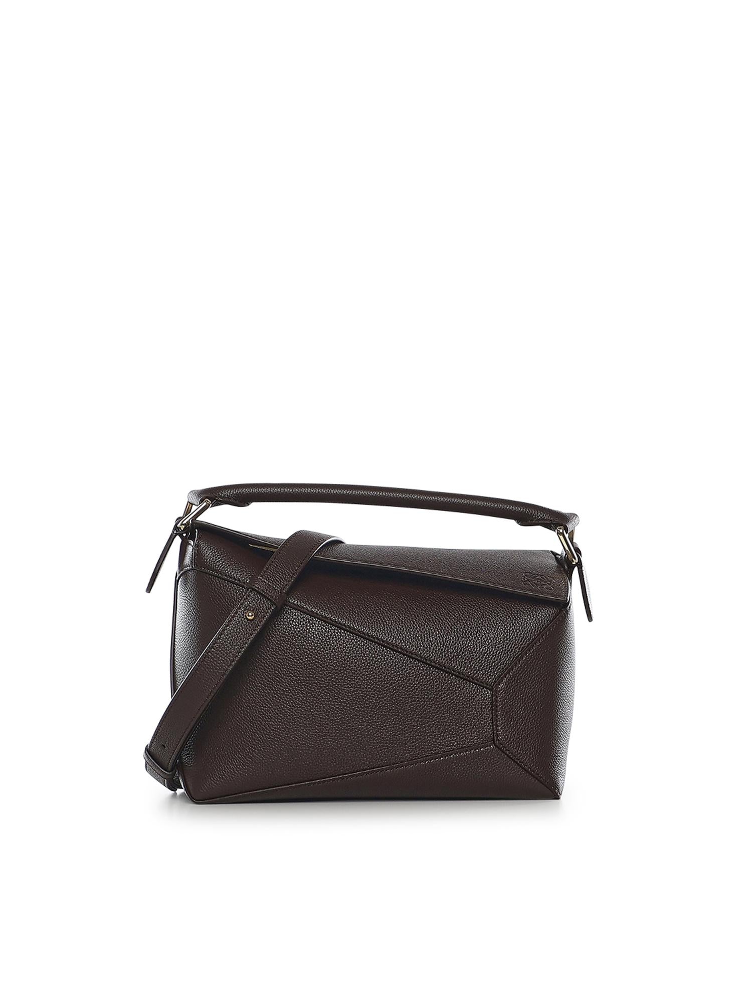 Borsa Puzzle Edge piccola in morbida pelle di vitello A510P60XAW 18 LOEWE 