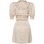 Mini abito in jacquard di seta stampata FABX4297F4670 1682 ALESSANDRA RICH 