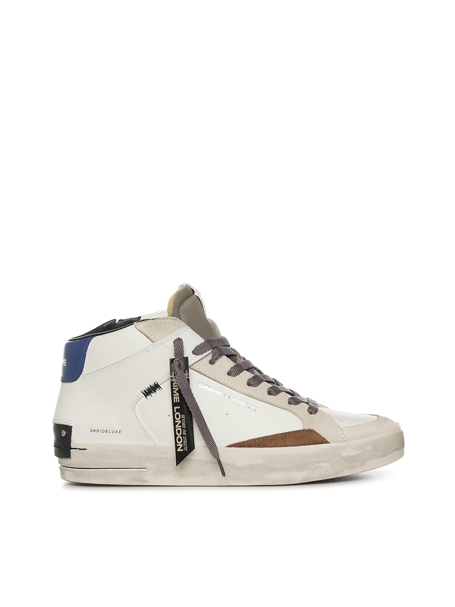 Sneaker Sk8 Deluxe Mid 11151AA8B WHITE CRIME LONDON 