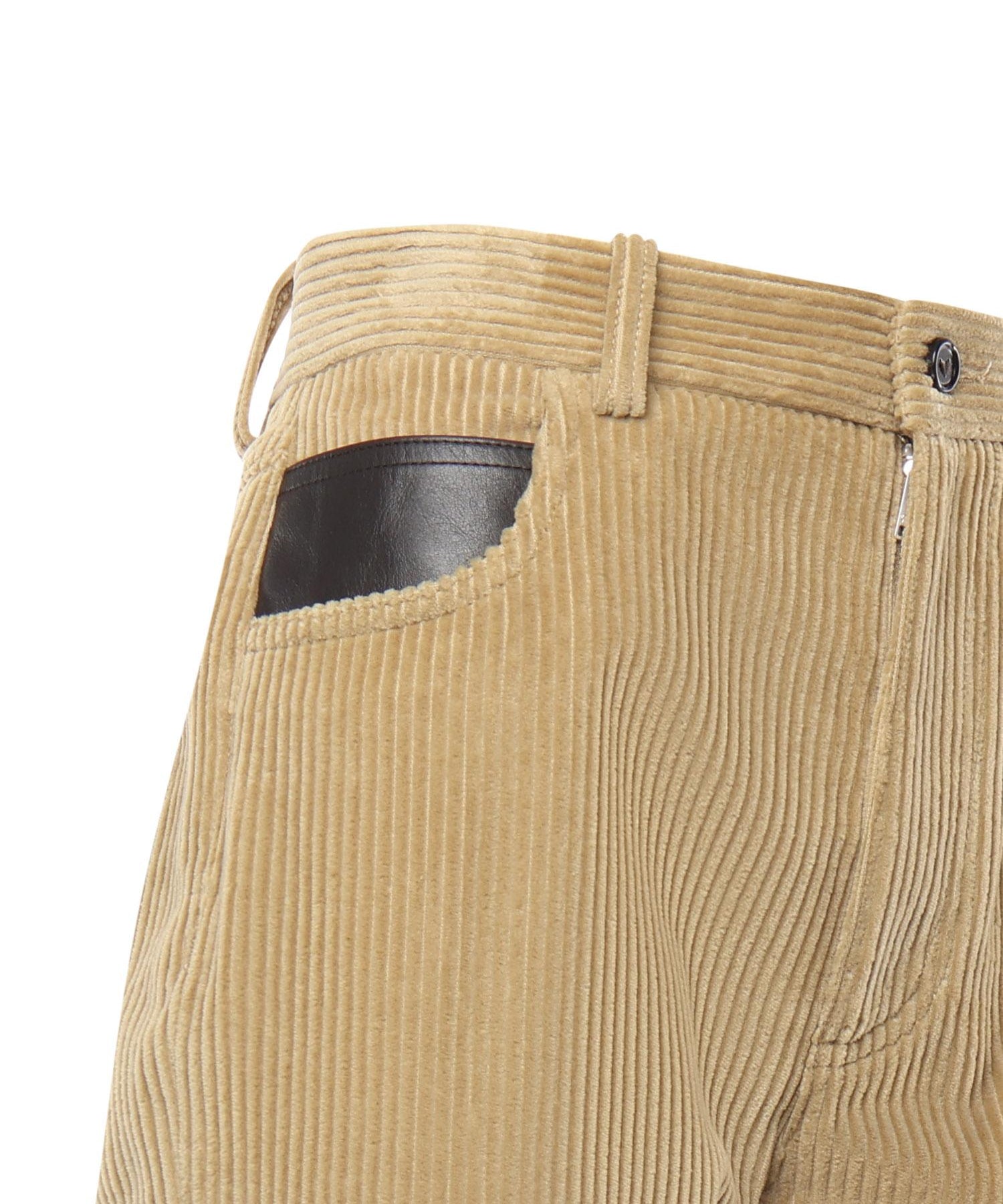 Pantaloni in velluto di cotone a coste 845554 V4CY01434 BOTTEGA VENETA 