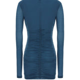 Abito in cupro 732870 Y5G893041 SAINT LAURENT 