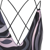 Costume intero con stampa Marmo<BR/> 5UMC01 5U775068 PUCCI 