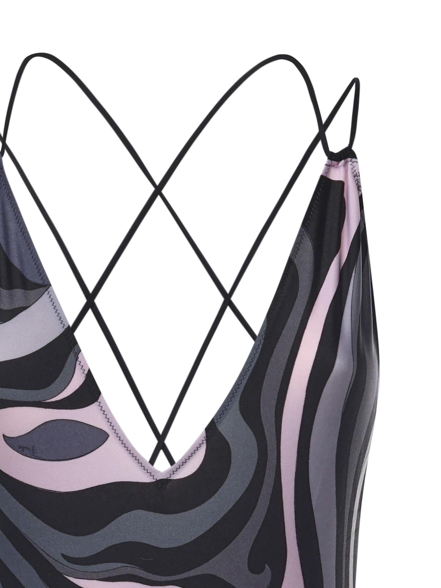 Costume intero con stampa Marmo<BR/> 5UMC01 5U775068 PUCCI 