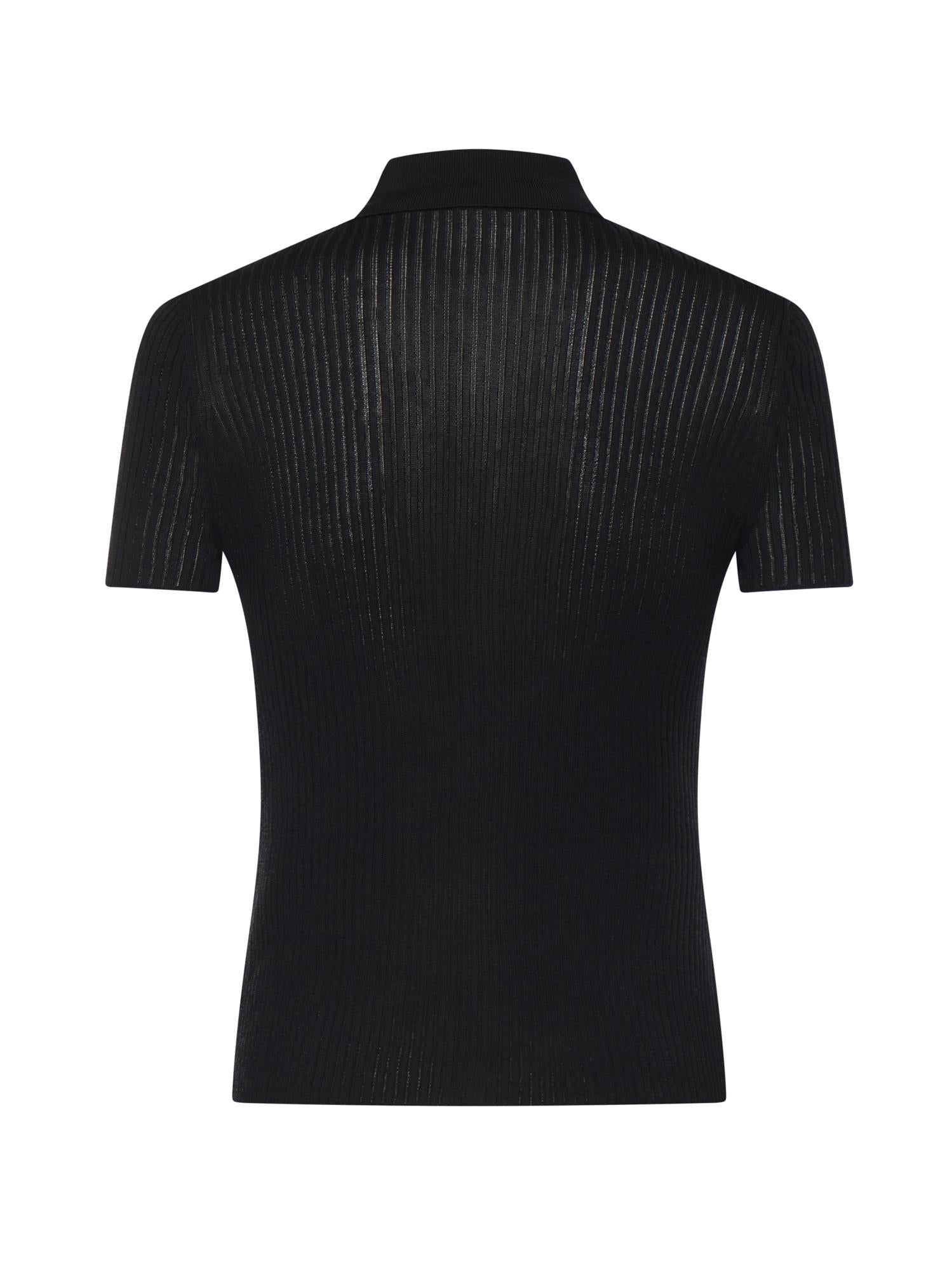 Camicia in maglia di viscosa e cotone 857233 T52371000 BALENCIAGA 