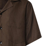 Camicia Mc-Dale in lino MCDAL3259S26 194 MICHAEL COAL 