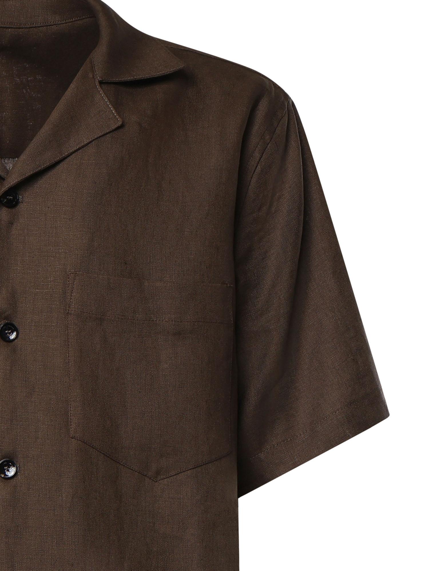 Camicia Mc-Dale in lino MCDAL3259S26 194 MICHAEL COAL 