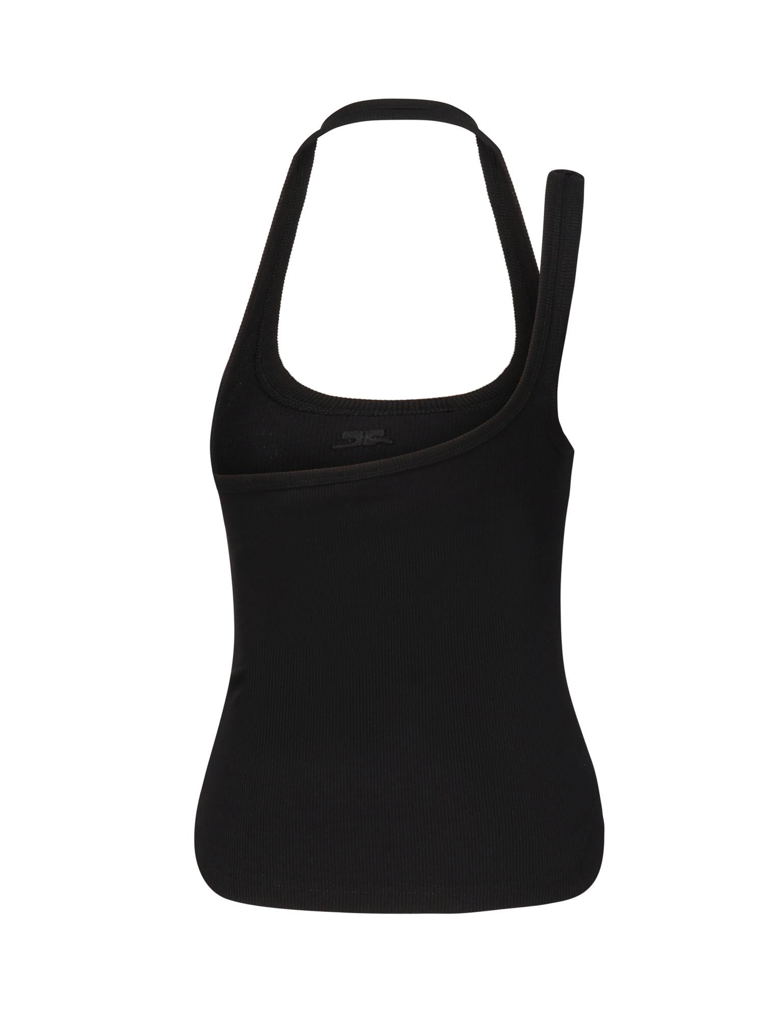 Canotta con fibbia asimmetrica<BR/> 325JDE143JS0194 9999 COURREGES 