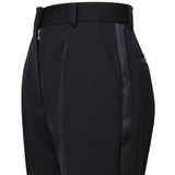 Pantaloni tuxedo in gabardine di lana FTAM0T FU21EN0000 DOLCE & GABBANA 