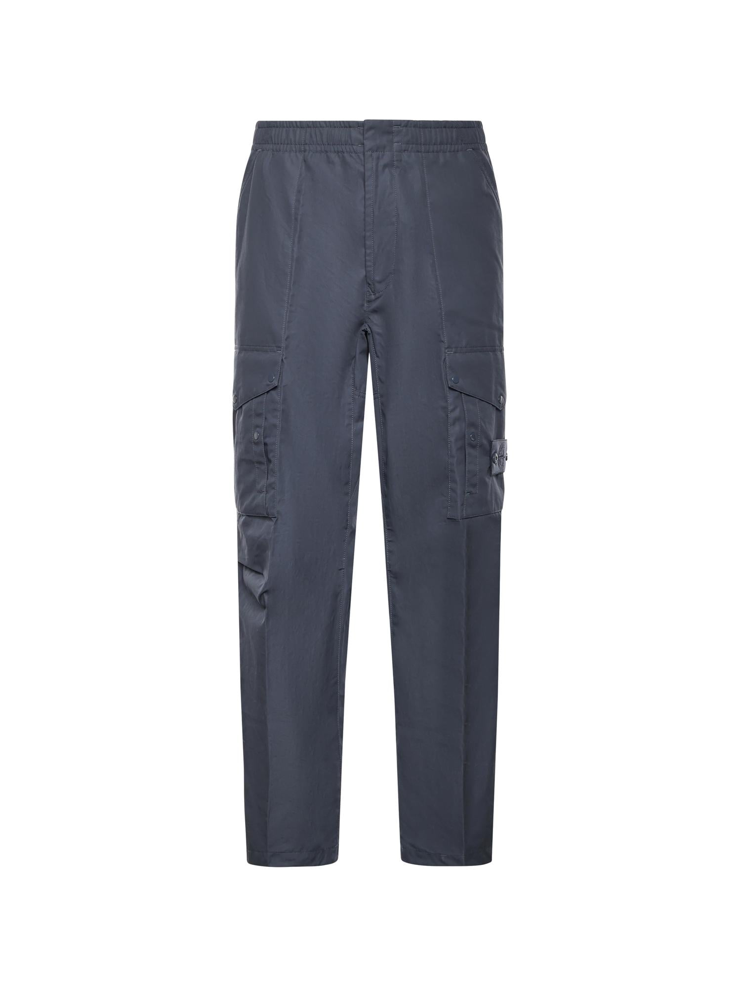 Pantalone cargo in tela di cotone con logo L1S153100017 S0F01V002E STONE ISLAND 