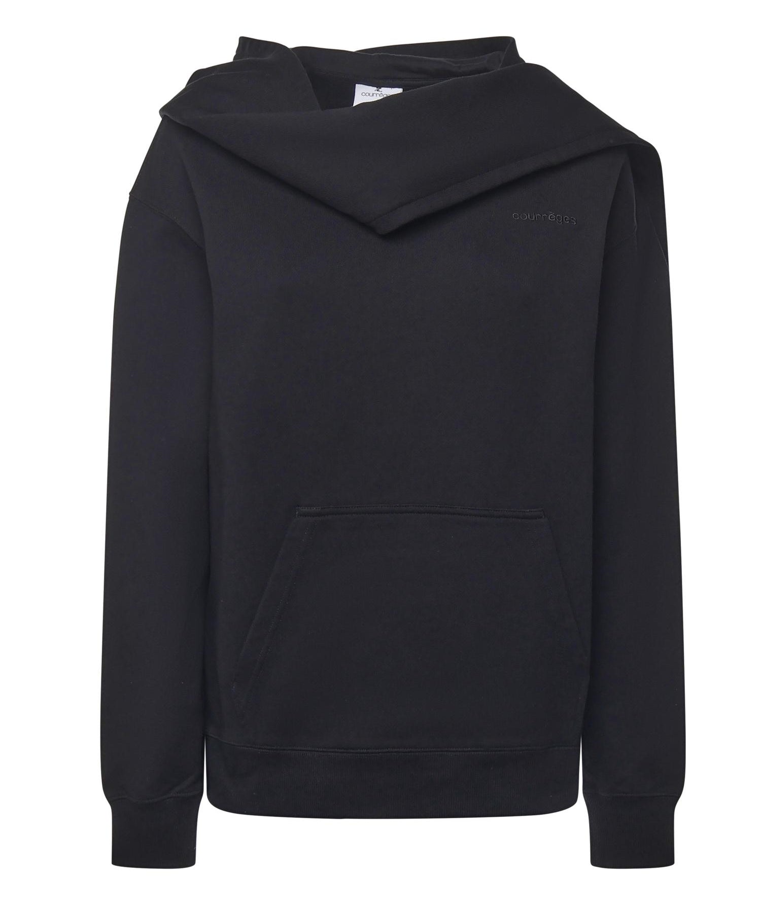 Felpa con cappuccio e sciarpa 325JH0047JS0234 9999 COURREGES 