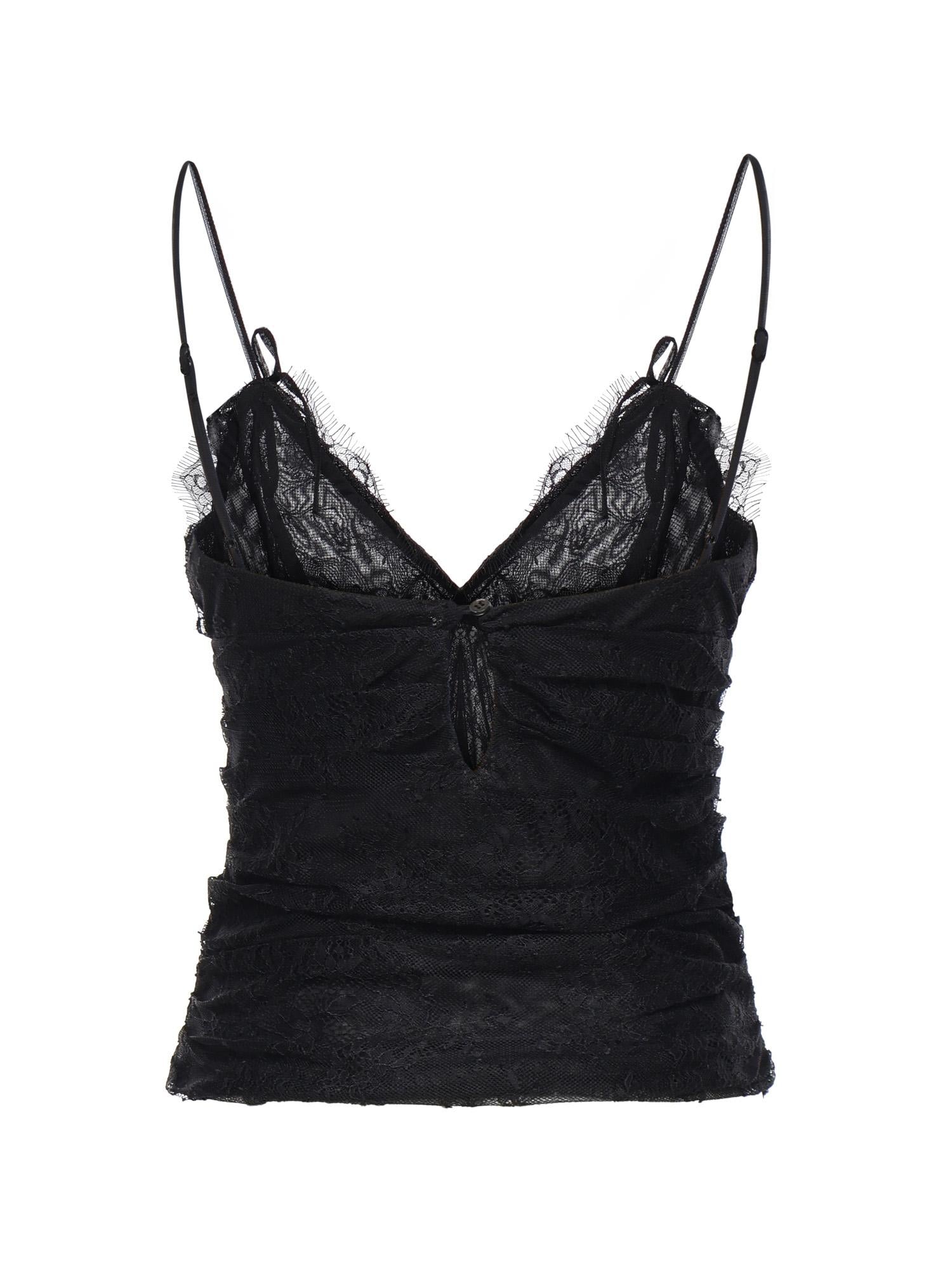 Top in pizzo floreale 106726 A378Z99 PINKO 