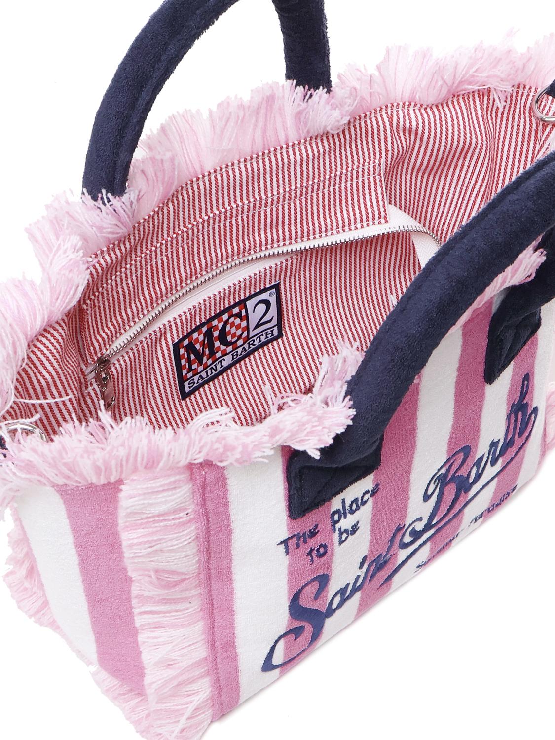 Borsa Colette con manici e tracolla COLETTE SPONGE -01384F MC2 SAINT BARTH 