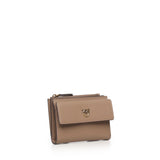 Portafoglio compatto in pelle con logo 103612 A0F1D01Q PINKO 