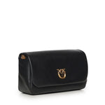 Borsa a tracolla Love Bag Click Soft Horizontal Handle in pelle 106178 A0QOZ99Q PINKO 