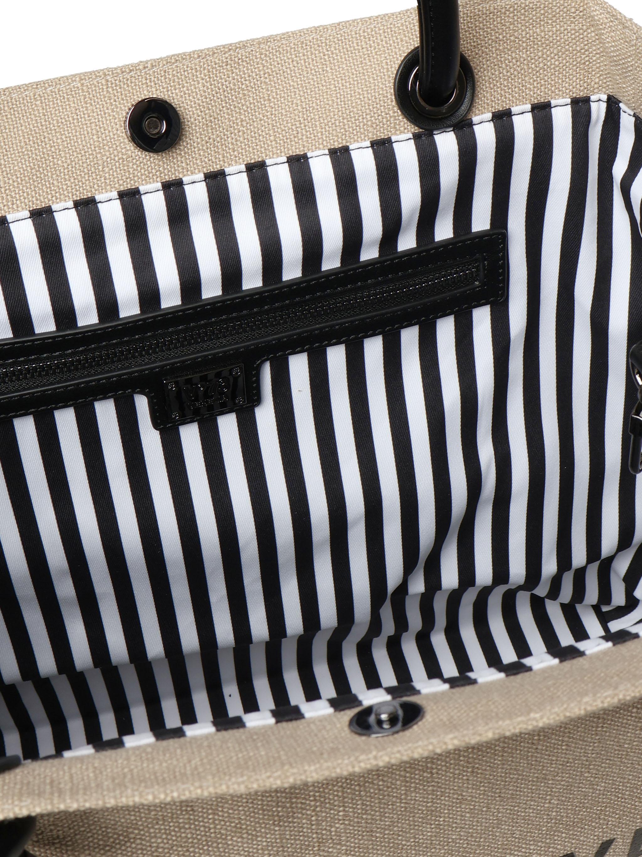 Borsa shooping Beach Club 73BS92701 BEACH CLUBNATURALE/NERO V° 73 