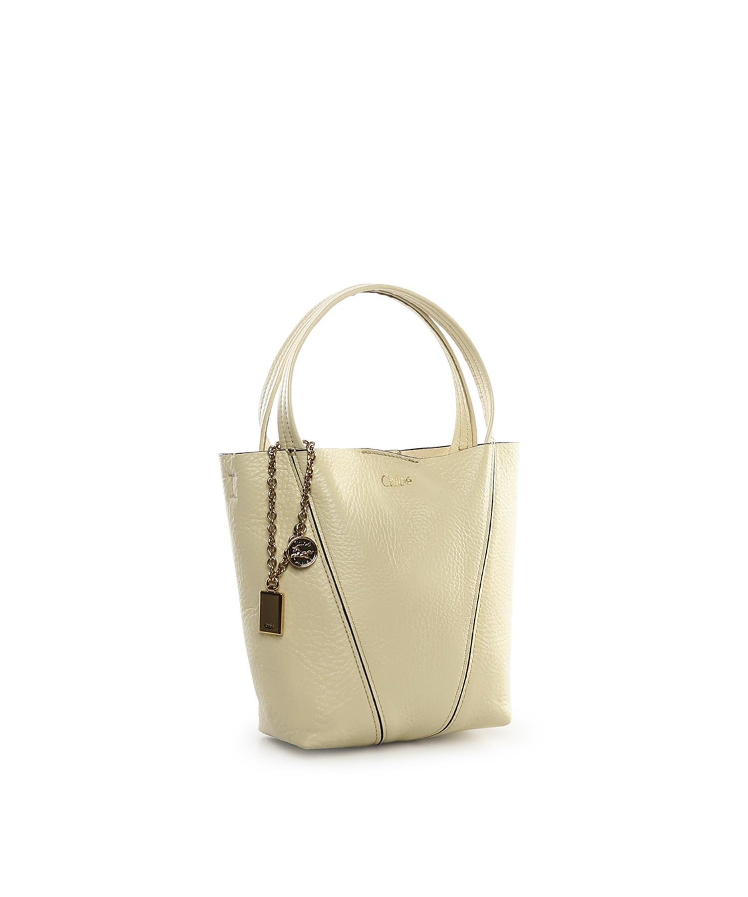 Tote bag piccola Chloé Spin in pelle CH25SS812N84 755 CHLOÉ 