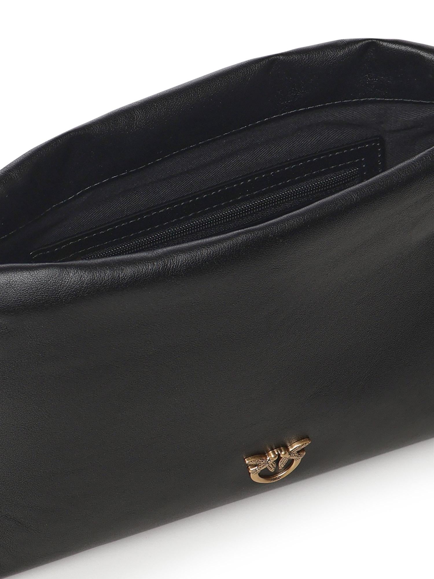 Borsa a spalla piccola in pelle 105907 A0QOZ99Q PINKO 