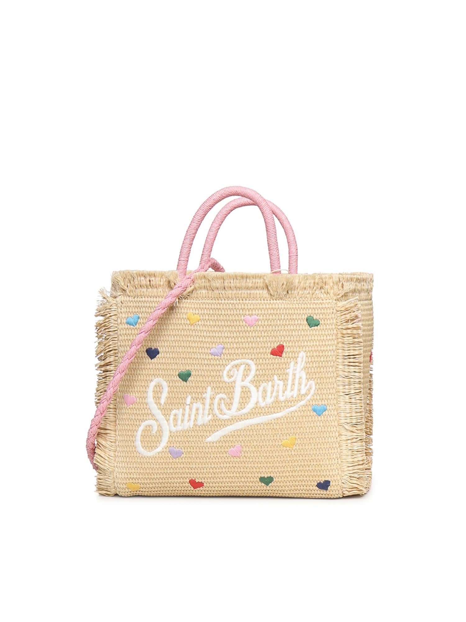Borsa Colette in tessuto effetto paglia COL0017 00344L MC2 SAINT BARTH 