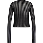 Maglia serafino in maglia lurex DT464 M01044D999 DONDUP 