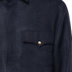 Camicia Rits in lino RITS BLU GALIANO 