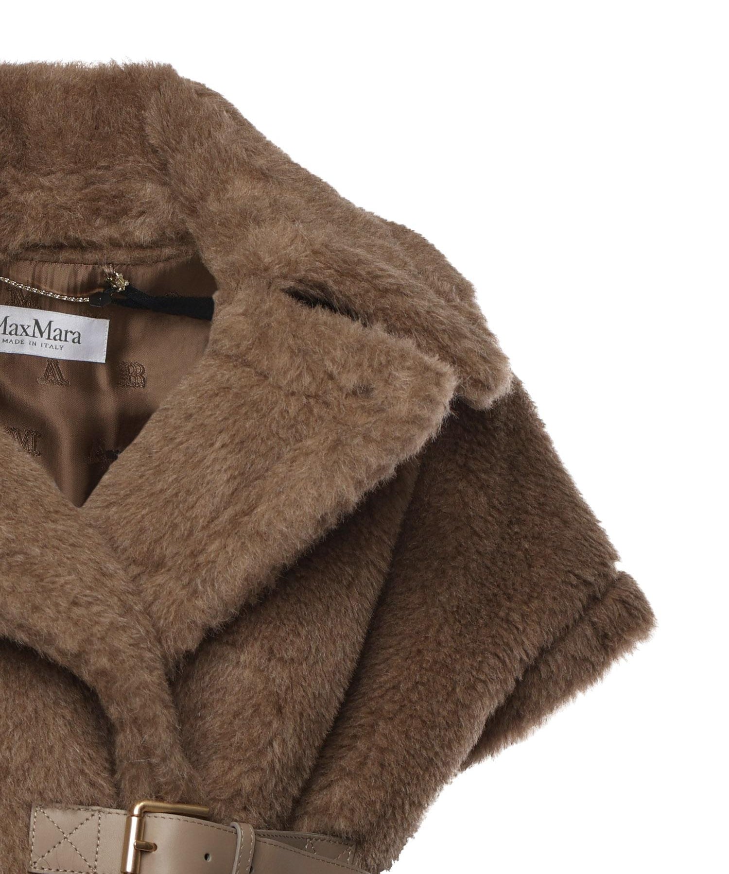 Cappa in Teddy di alpaca e cashmere 2524736162600 005 MAX MARA 