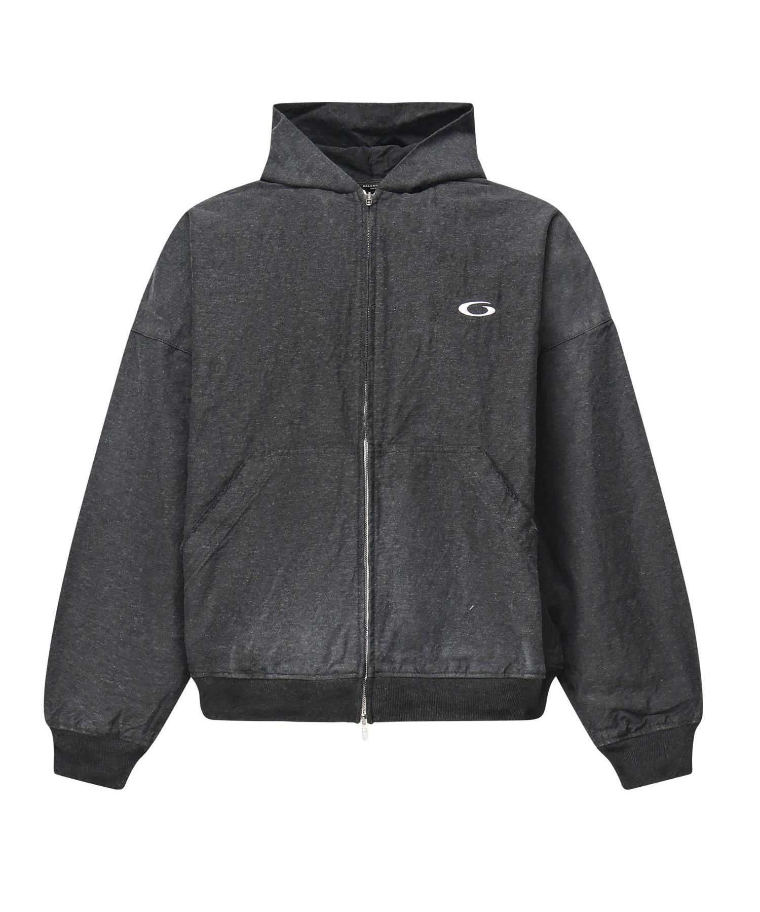 Hoodie Trompe L'Œil<BR/> 838688 TSWB31140 BALENCIAGA 