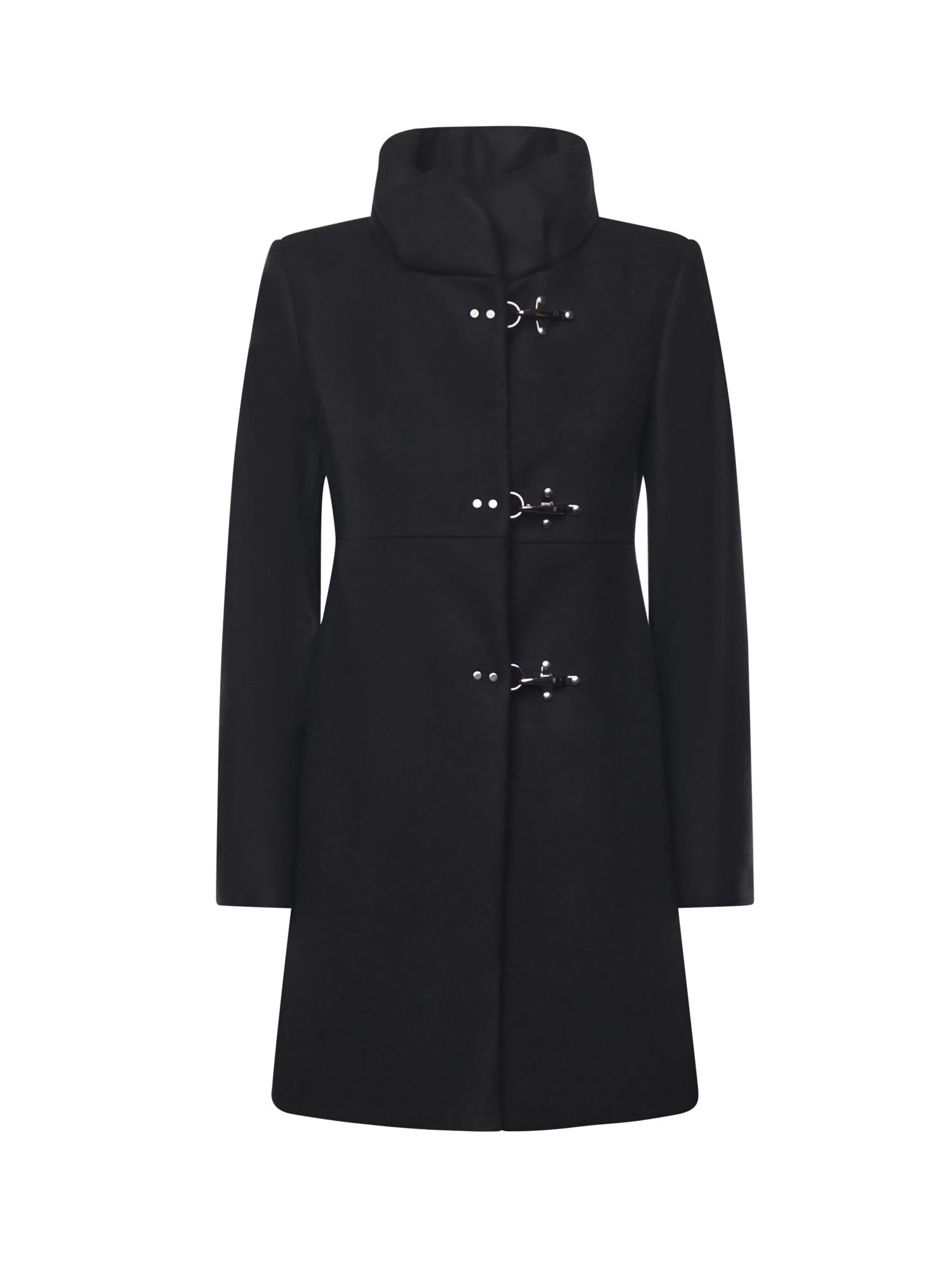 Cappotto Romantic in panno di lana mélange NAW5051Y050SGL B999 FAY 