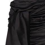 Minigonna in raso con fiocco F4CRCT FURAGN0000 DOLCE & GABBANA 