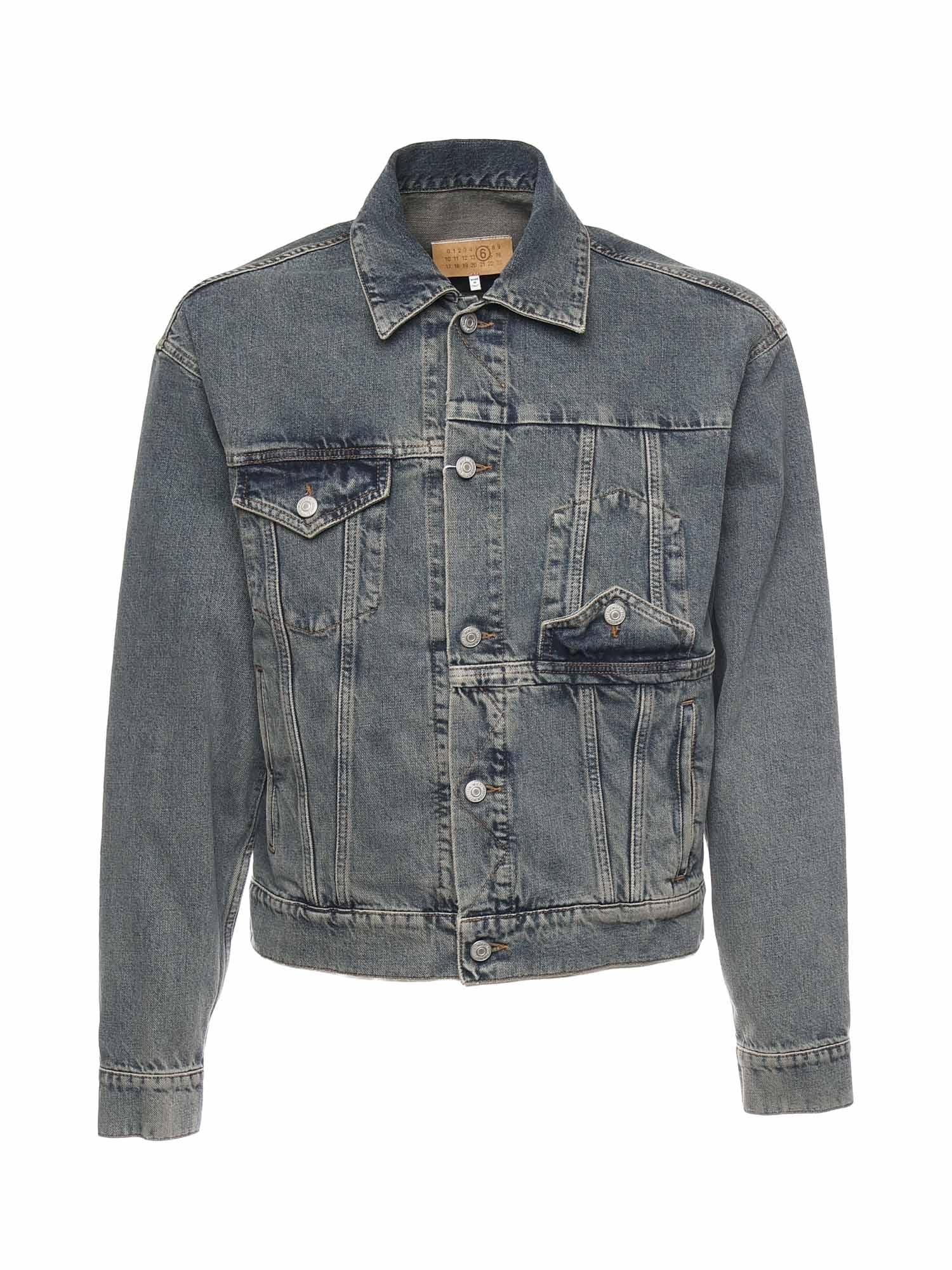 Giacca in denim SH0AM0055 S30844963 MM6 Maison Margiela 