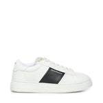 Sneaker in pelle con banda a contrasto EM003701 AF18017MZ021 EMPORIO ARMANI 