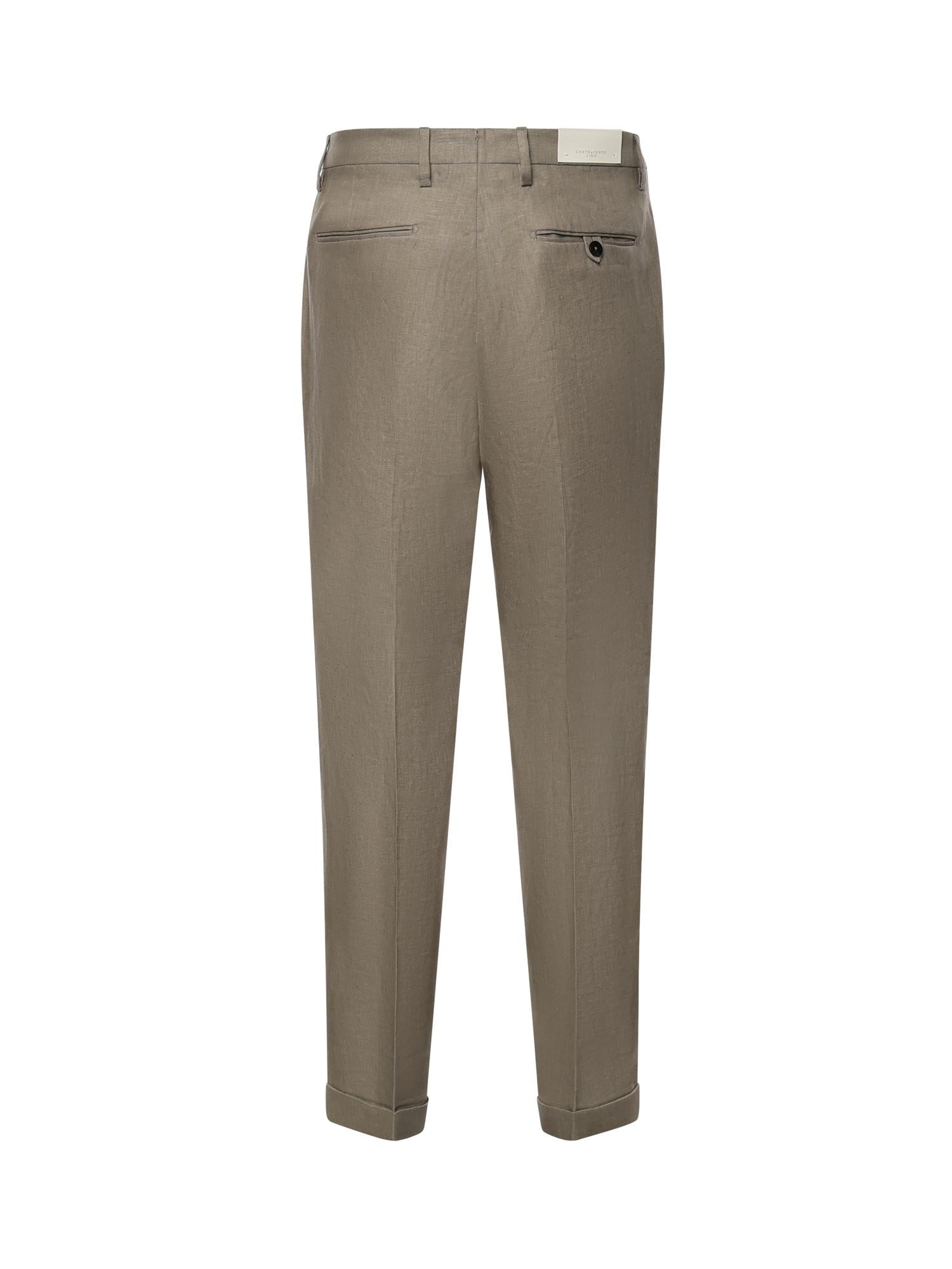 Pantalone Tk America in lino MCFRK3259S26 880 MICHAEL COAL 