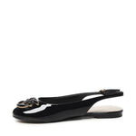 Ballerine in vernice con logo SD0247 E002Z99 PINKO 