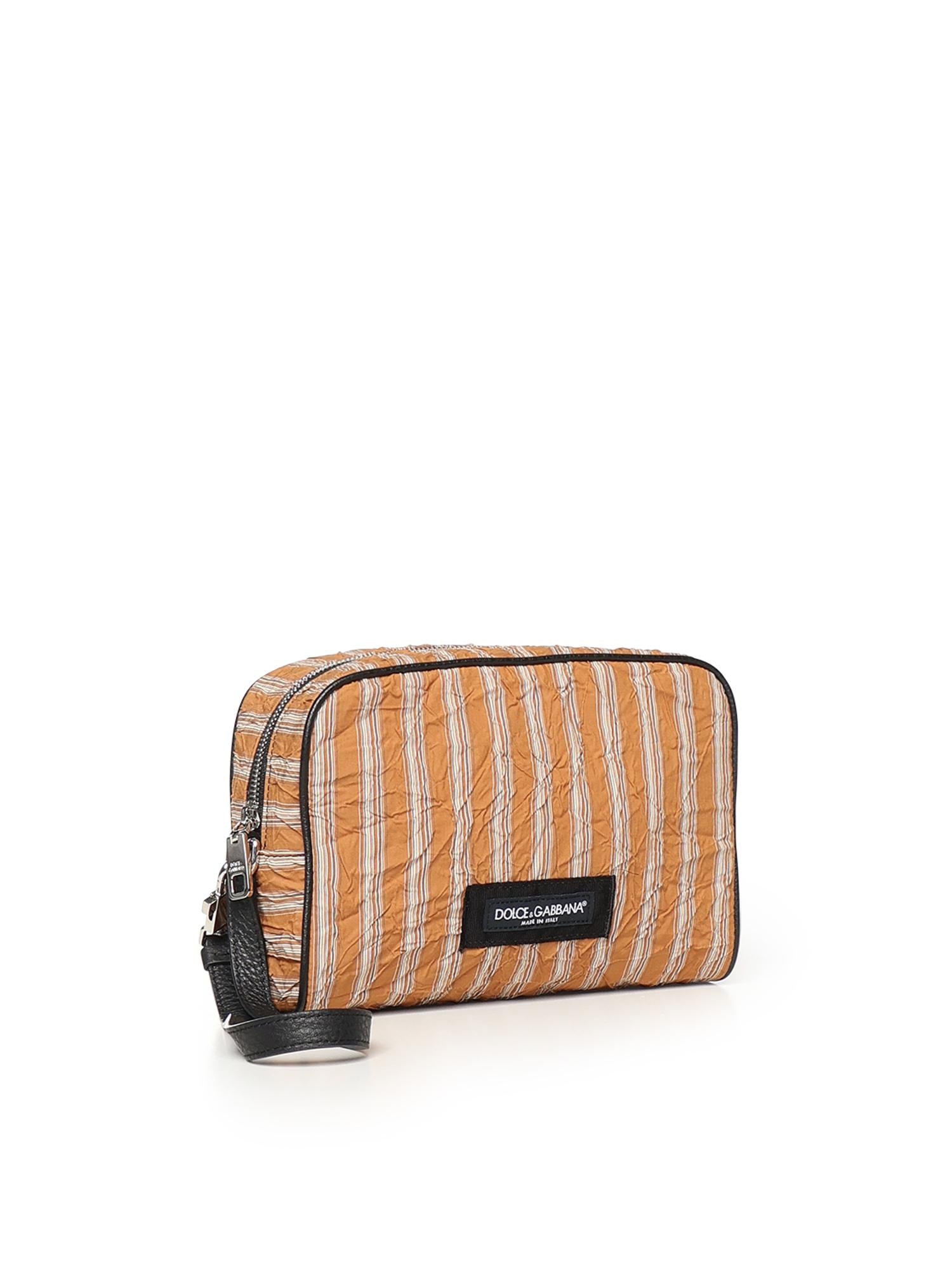 Borsa a mano in tessuto froissé e pelle BM2500 A03898W177 DOLCE & GABBANA 