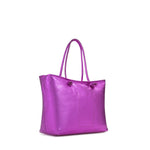 Borsa shopping in pelle con logo 73BP9VT01 LOLLI POPPOP PINK V° 73 