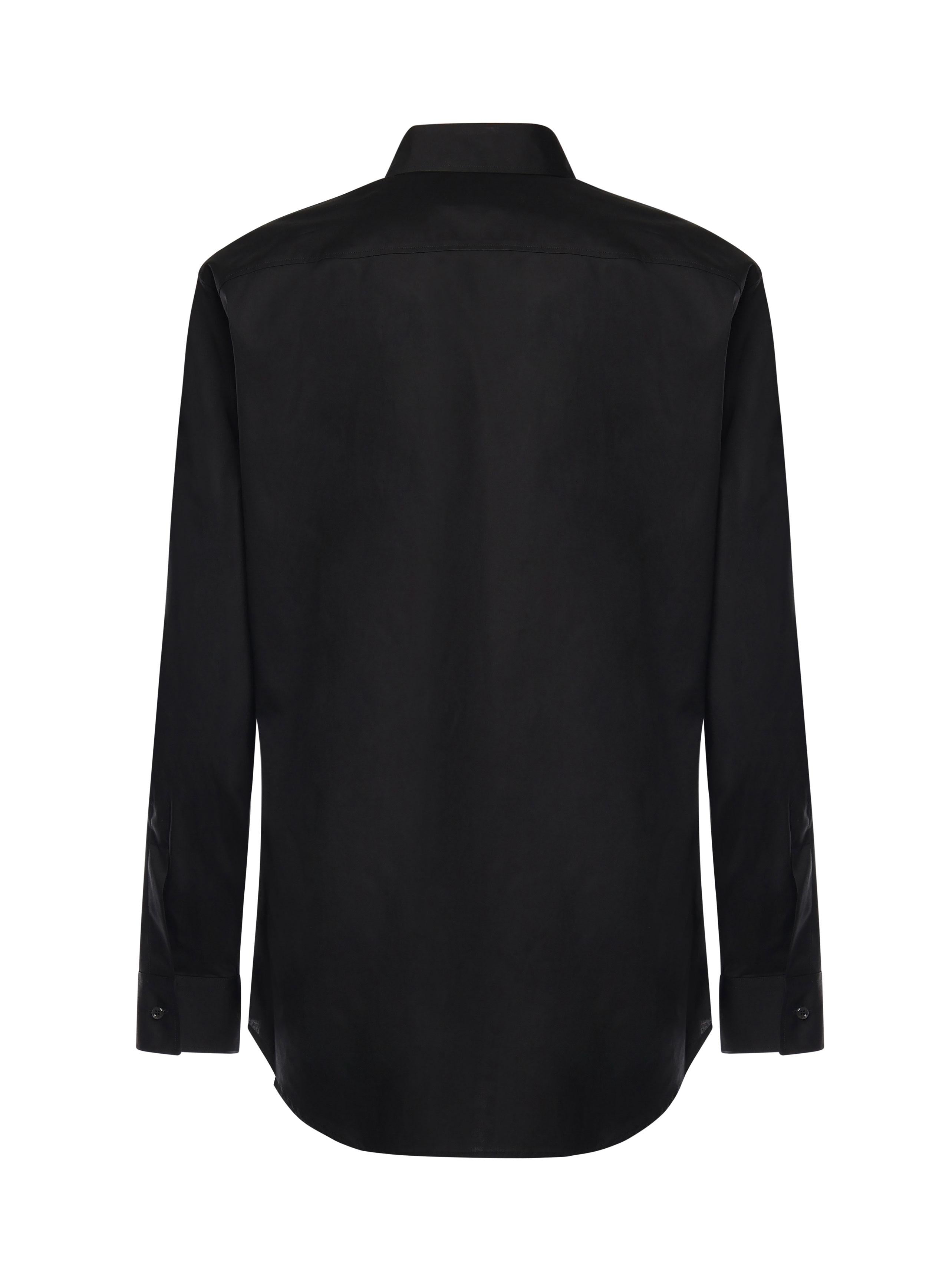 Camicia in cotone con logo S74DM0659 S44131900 DSQUARED2 