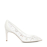 Scarpe con tacco di Cenerentola da 75 mm C12292 080CRINV155 RENÉ CAOVILLA 