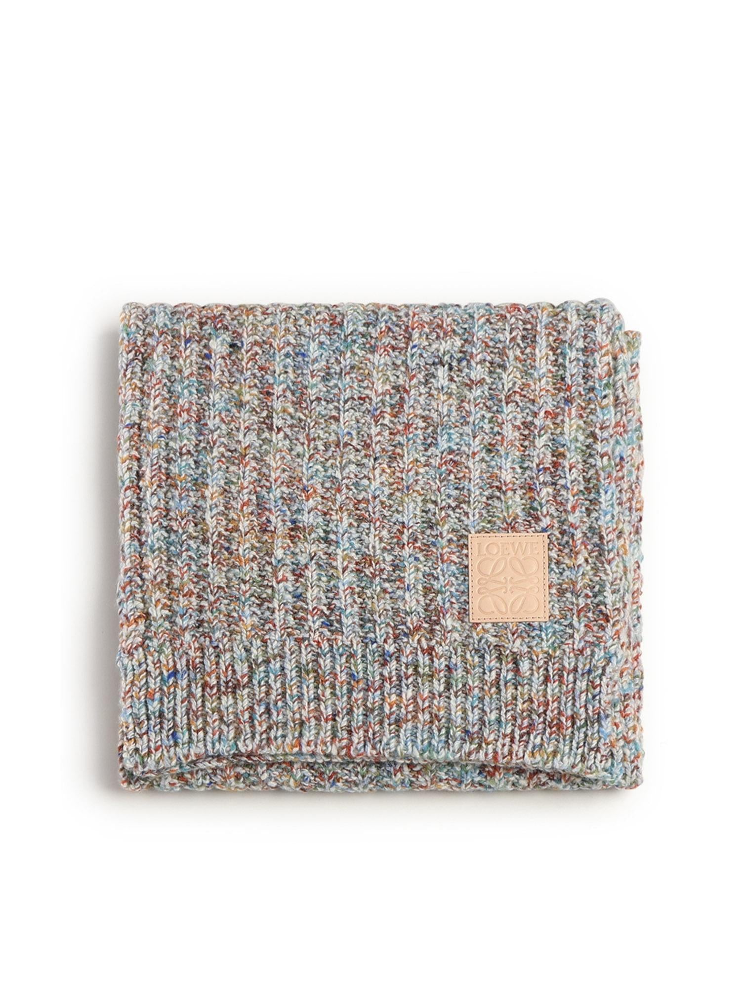 Sciarpa in misto lana e cashmere F655SS1X05 9990 LOEWE 
