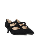 Pumps Geluci in camoscio GELUCI CAM. NERO GIULIANO GALIANO 
