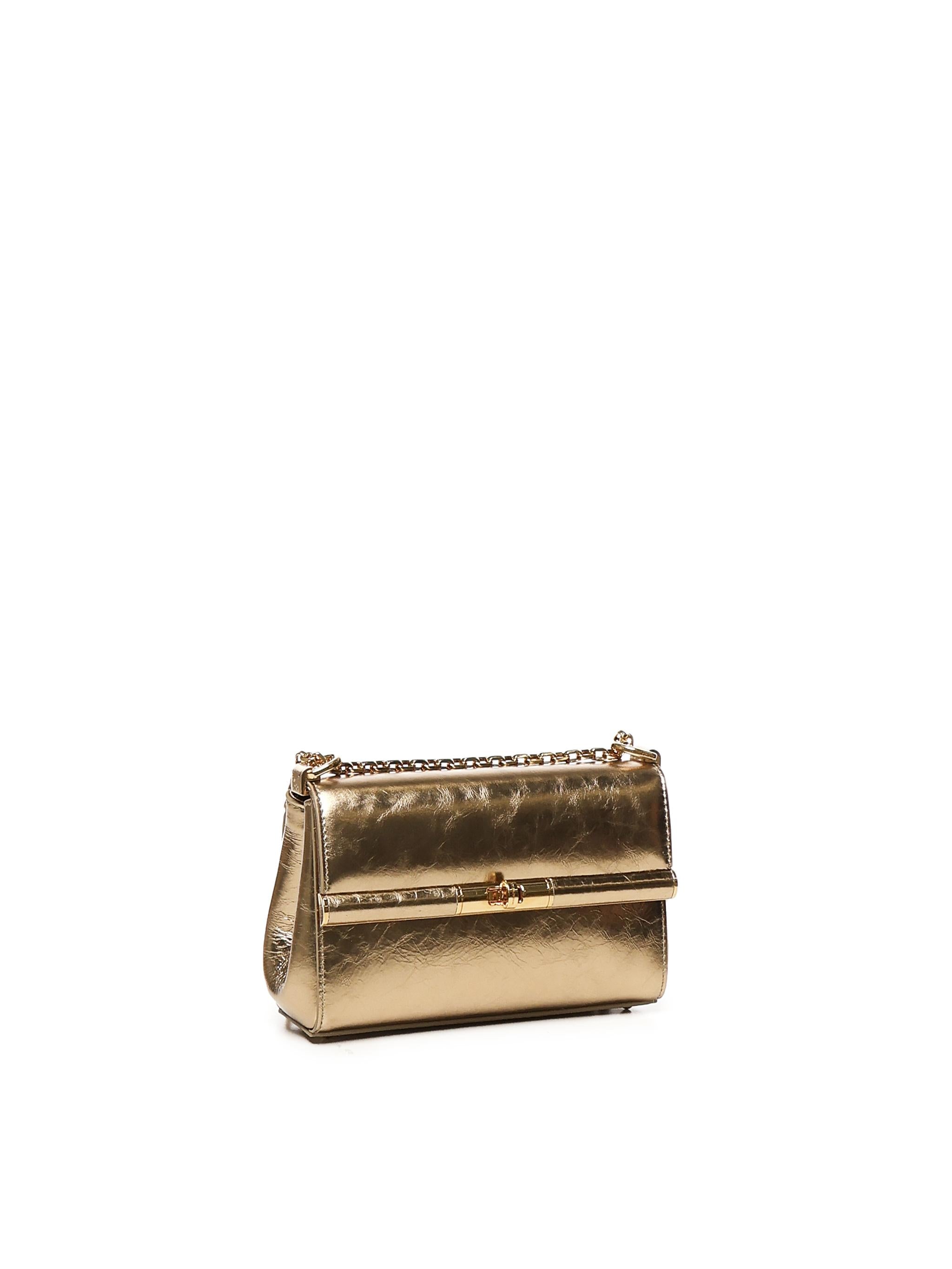Borsa a tracolla Marlene in pelle metallizzata BB7766 AC6628H945 DOLCE & GABBANA 