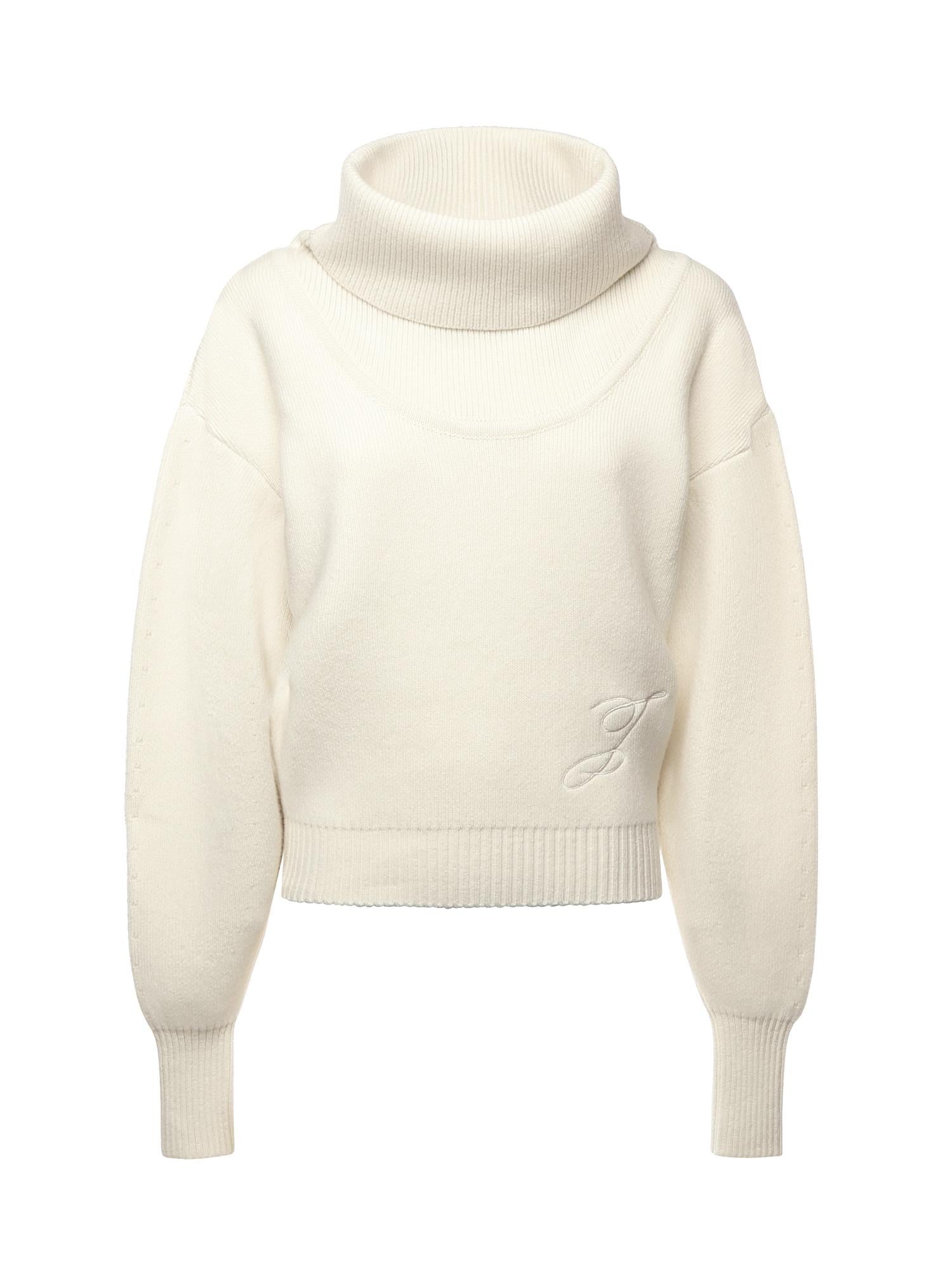 Maglia "La Maille Pallone" in lana e cashmere 25HSWW00624AK00278 110 JACQUEMUS 