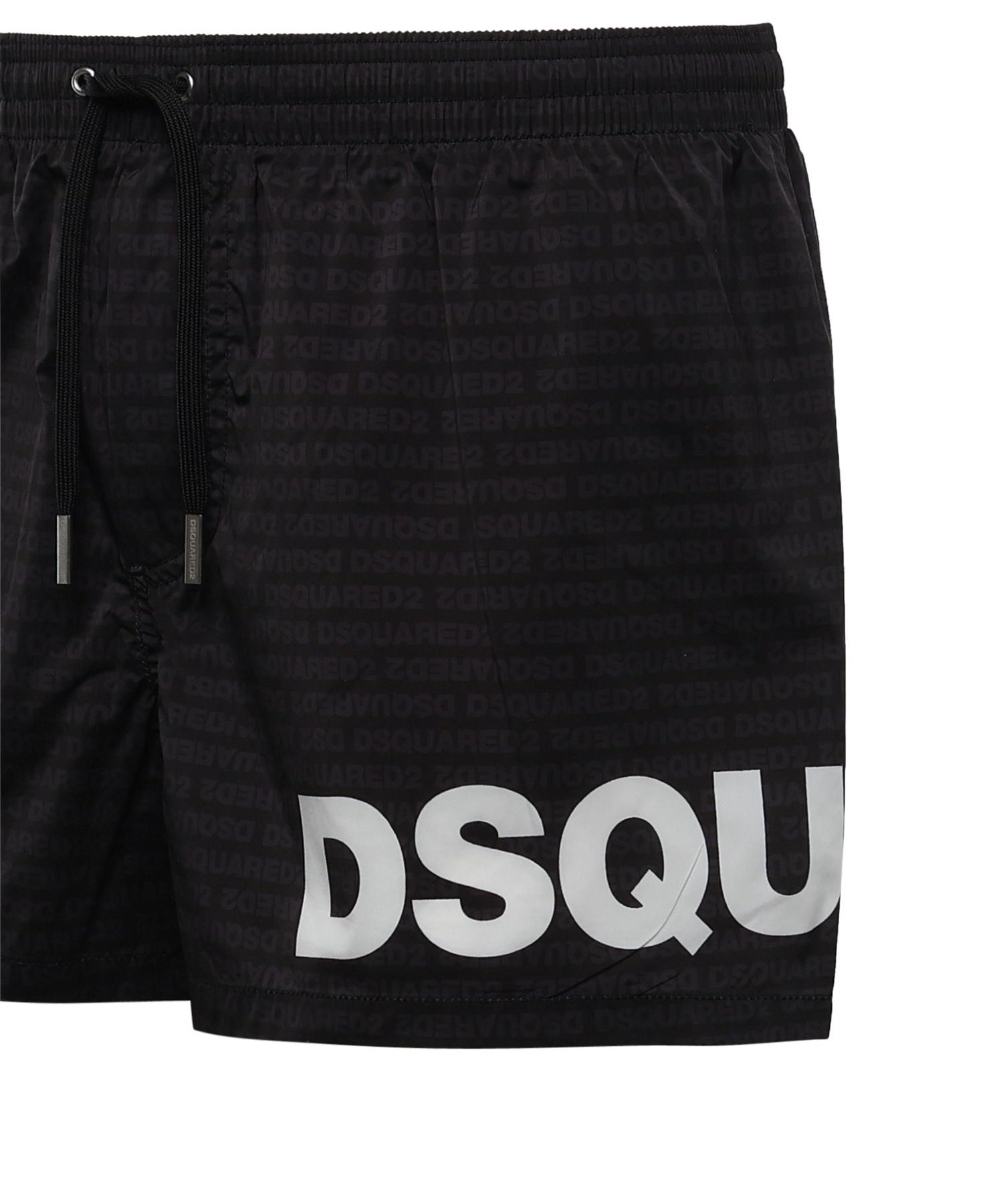 Boxer mare midi con logo D7B5C6600 010 DSQUARED2 