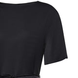 Abito midi in acetato e viscosa AB000073D 128699300 HERNO 