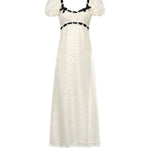 Abito lungo in pizzo CD3967 CREAM FOR LOVE & LEMONS 