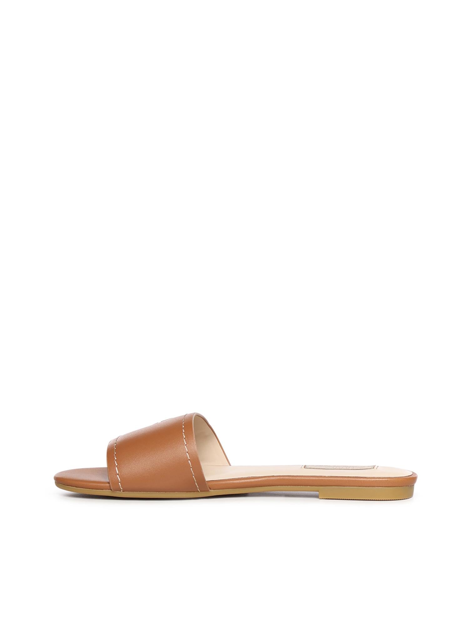 Sandali flat in pelle SA6127P0102 S3804 LIU JO 