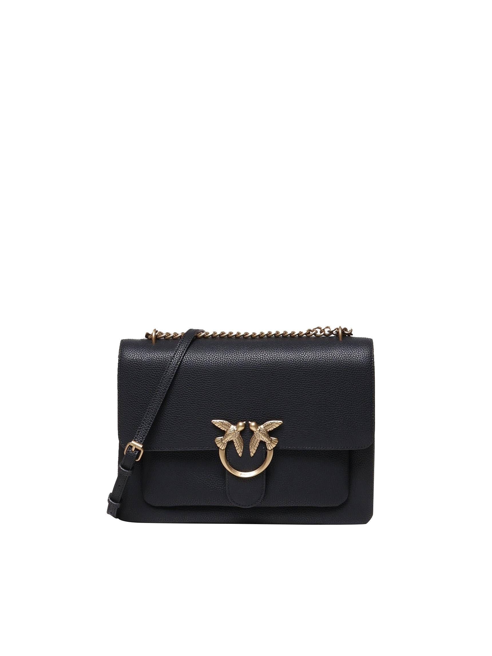 Borsa a tracolla grande Love Bag in pelle 104527 A29QZ99Q PINKO 