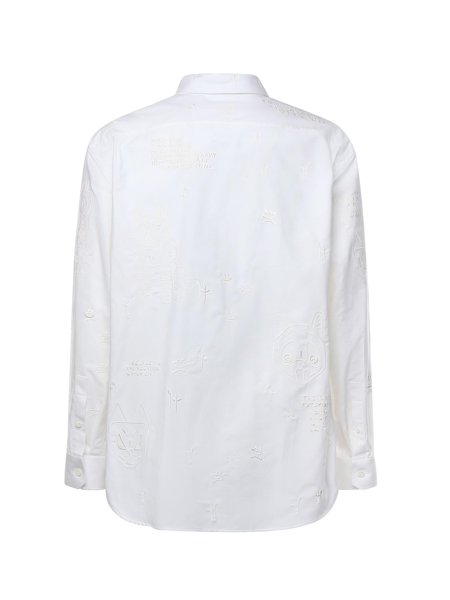 Camicia in cotone H526Y05WG7 2016 LOEWE 