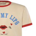 T-shirt in cotone con stampa 8V3MG17D BC7RHK VALENTINO GARAVANI 