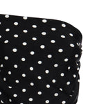 Abito midi in maglia drappeggiata a pois <BR/> RS26108MA B SELF-PORTRAIT 