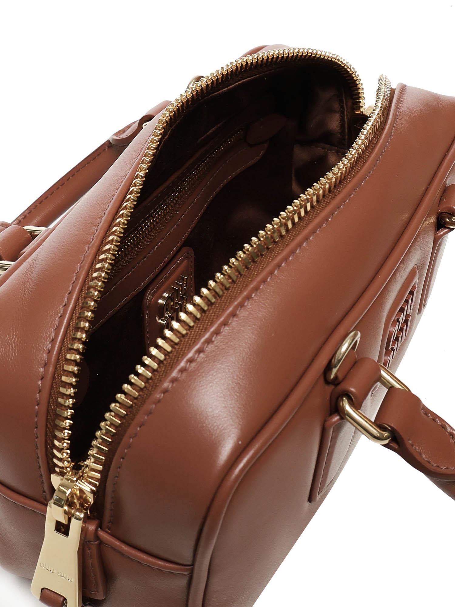 Borsa Arcadie in pelle regular 5BB142 ACR3F0033 MIU MIU 