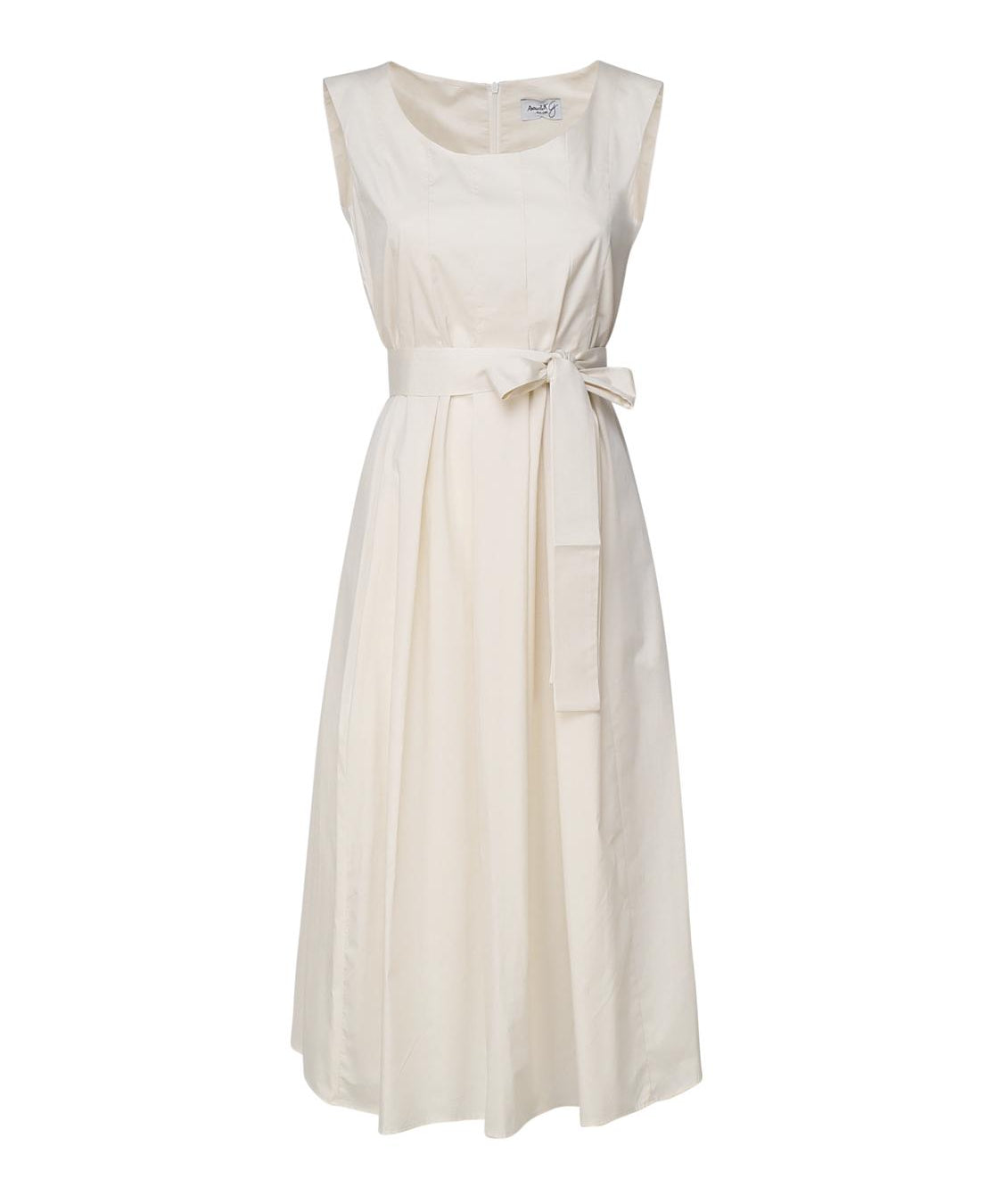 Abito con gonna a campana 3711 B 4002VANIGLIA SCARLETT G 